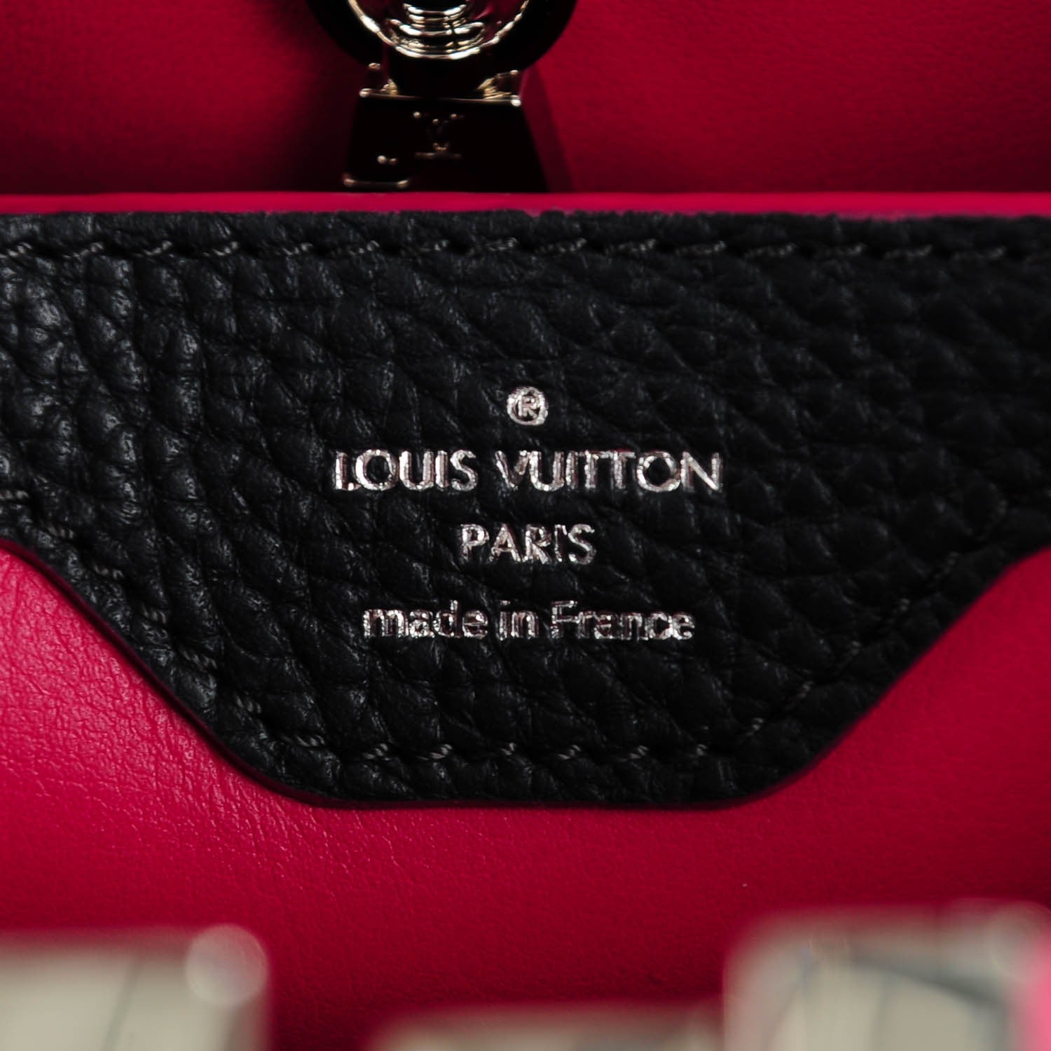 Louis Vuitton Taurillon Capucines BB Cobalt 6 of 7