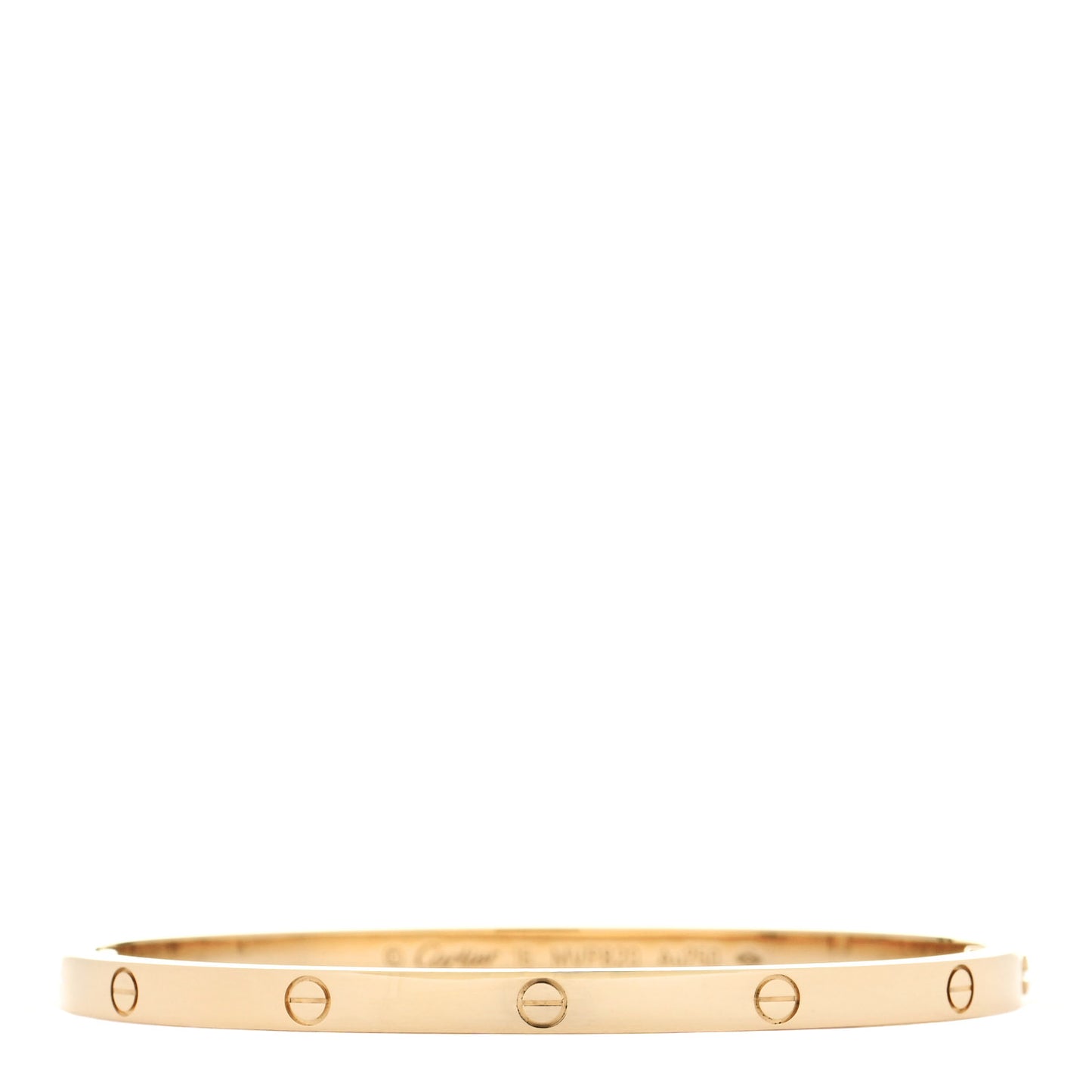 18K Yellow Gold Small LOVE Bracelet 16