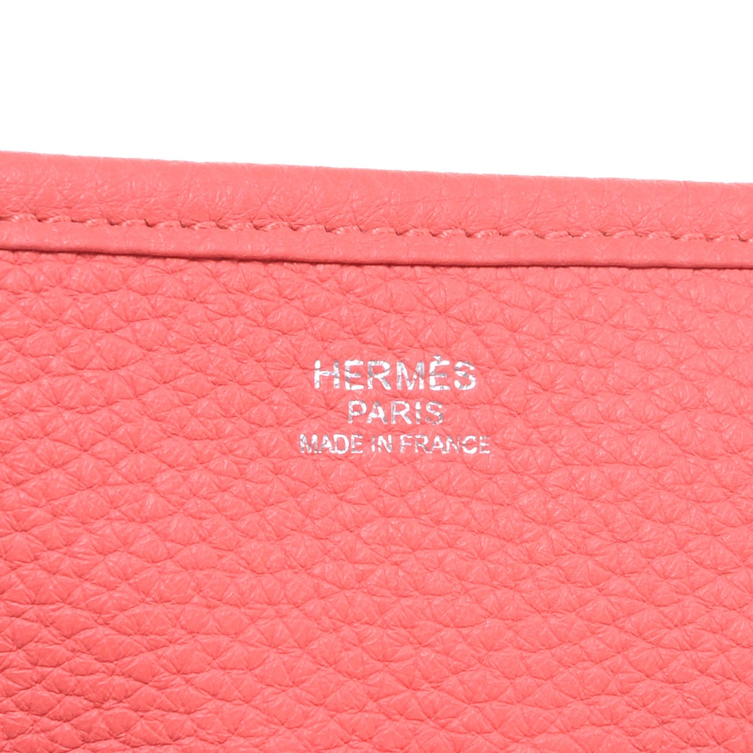 Hermes Taurillon Clemence Evelyne III GM Rose Jaipur 6 of 7