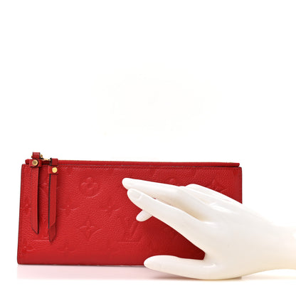 Louis Vuitton Empreinte Adele Wallet Cherry 2 of 8