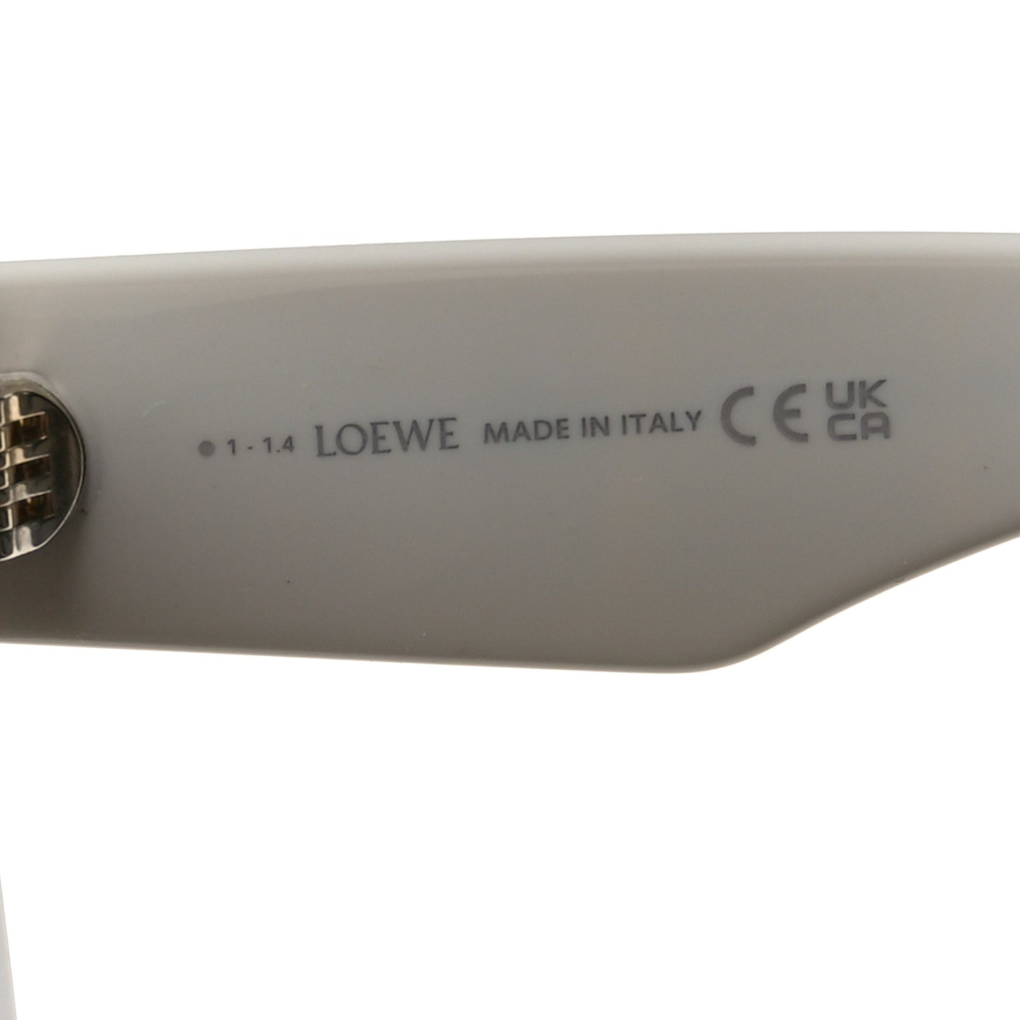 Acetate Anagram Cat Eye Sunglasses LW401451 White