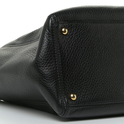 Chanel Calfskin Cerf Executive Shopper Tote Black 9 of 17