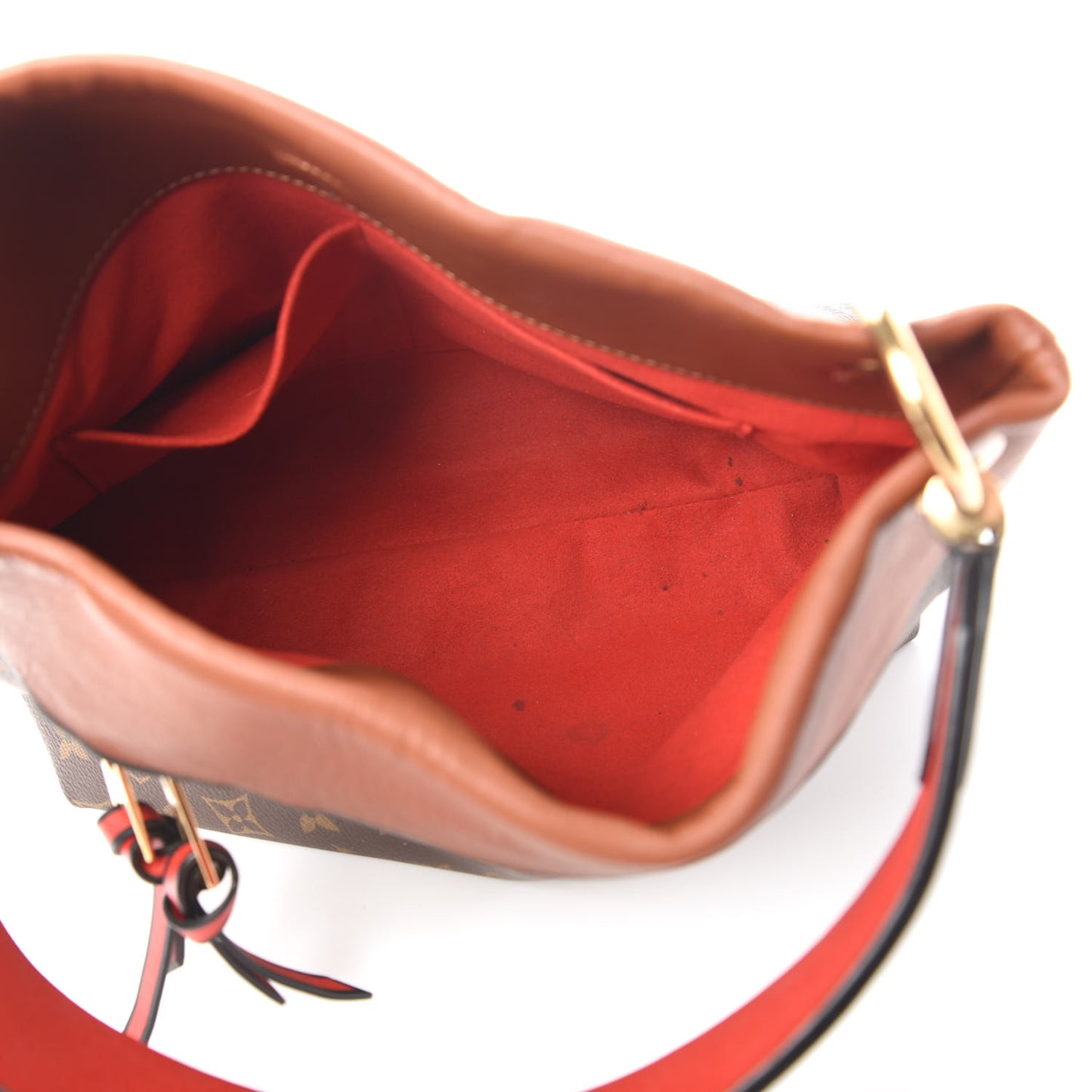 Monogram Tuileries Besace Caramel Rouge