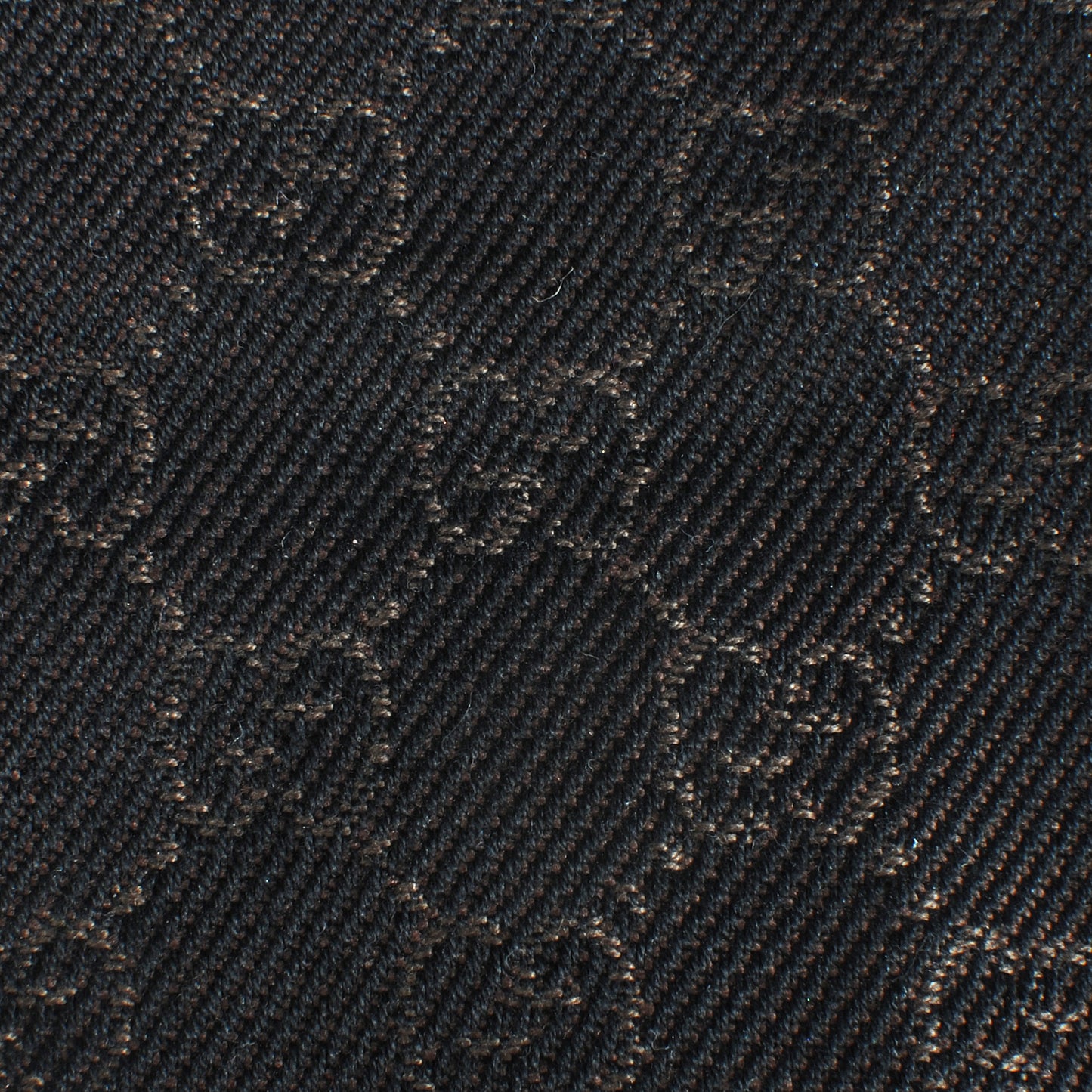 Denim Monogram Large Collapsible Travel Tote Dark Brown