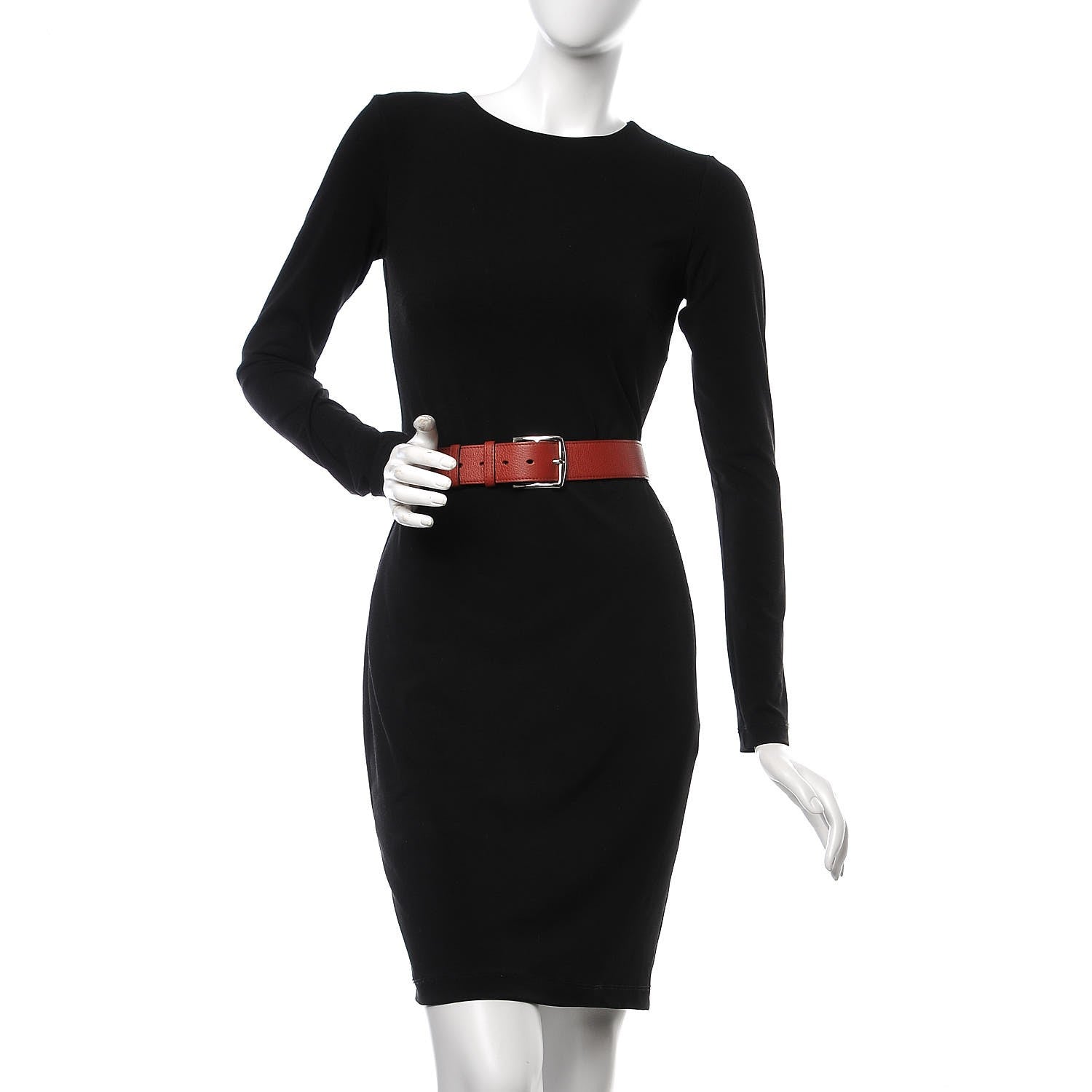 Hermes Togo Etriviere 32mm Belt 90 Brique 2 of 7