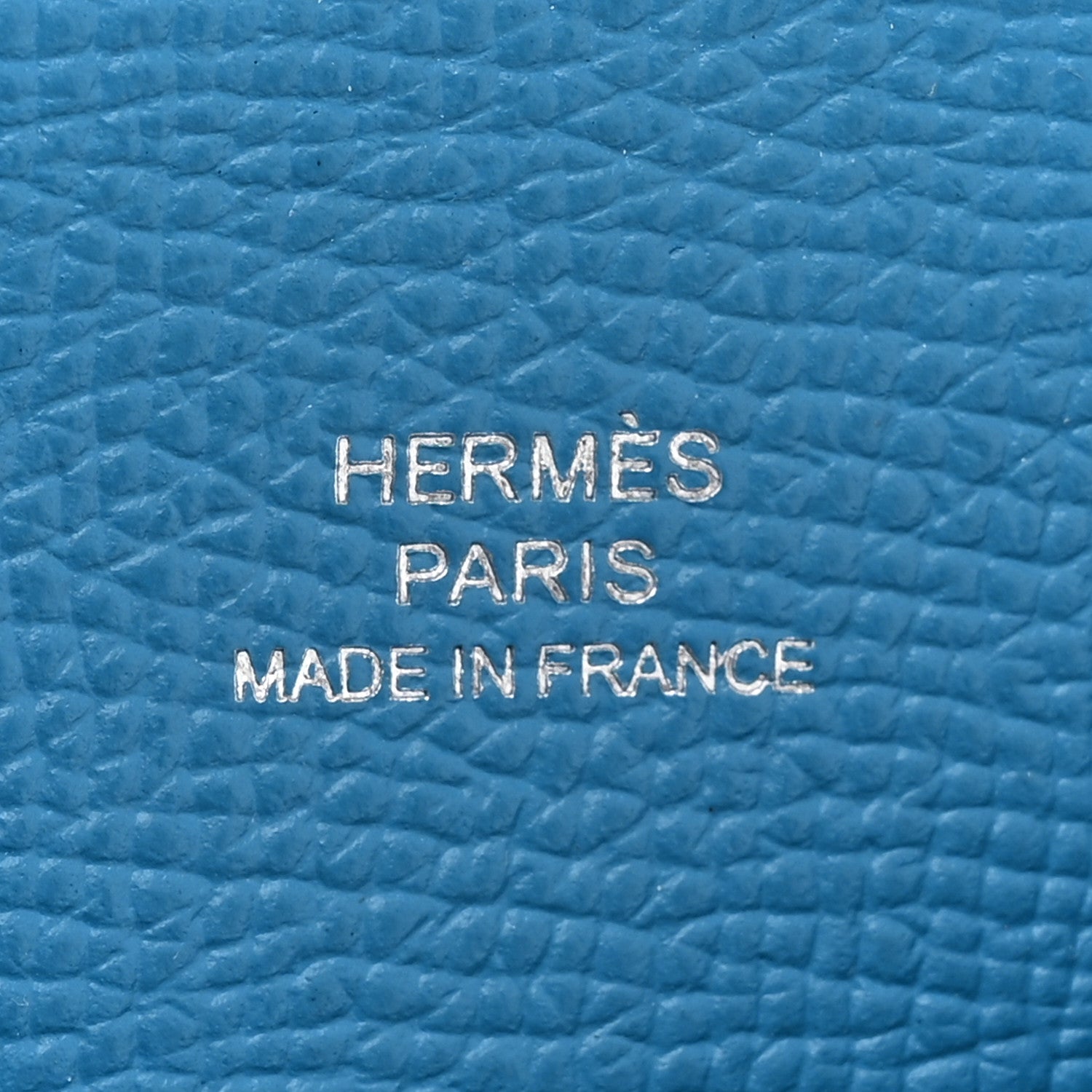 Hermes Epsom Calvi Card Case Bleu Frida 7 of 9