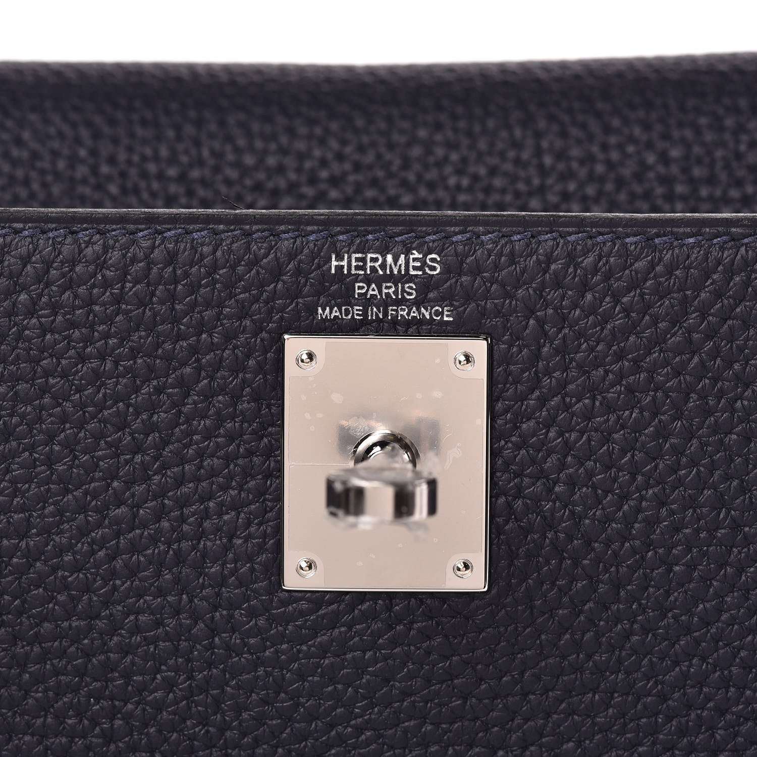 Hermes Togo Kelly Ado Backpack Bleu Nuit 6 of 23