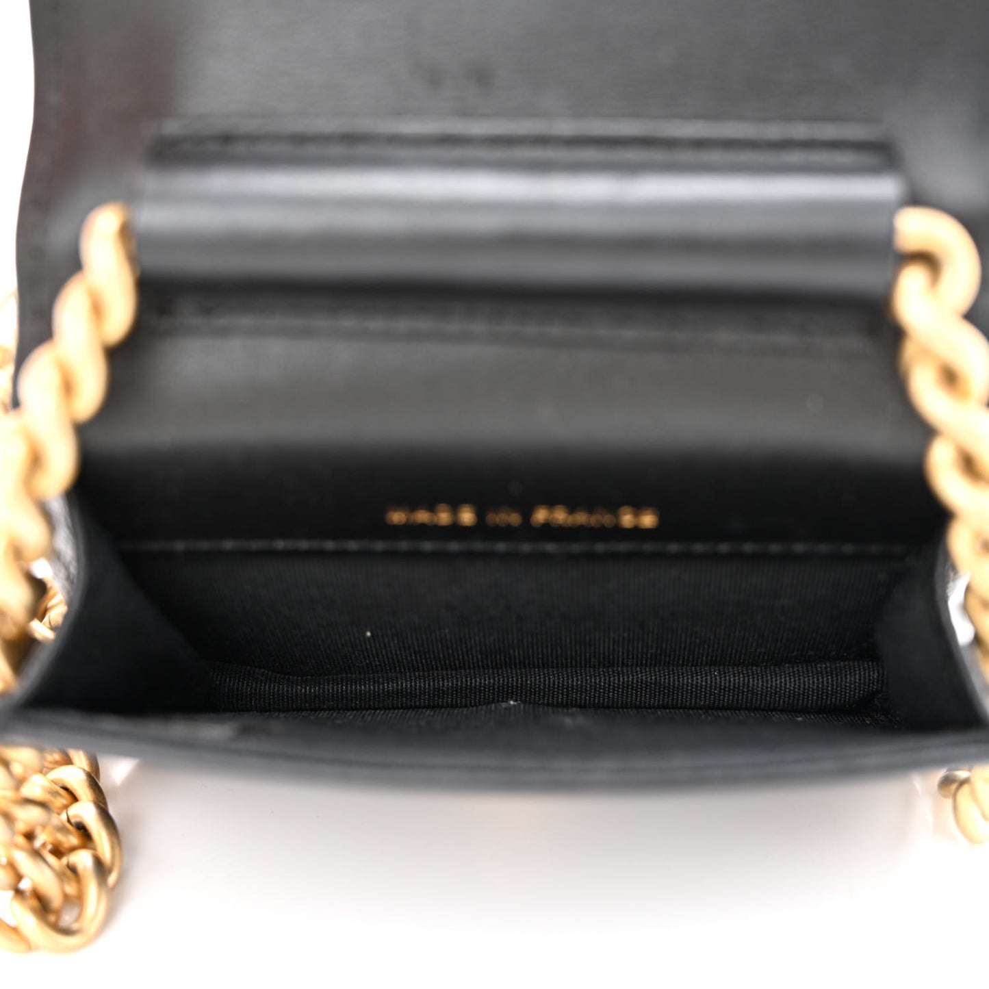 Caviar Chevron Quilted Boy Flap Waist Belt Bag Black