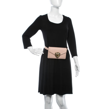 Dolce & Gabbana Agnello Vitello Devotion Belt Bag Cipria 2 of 10