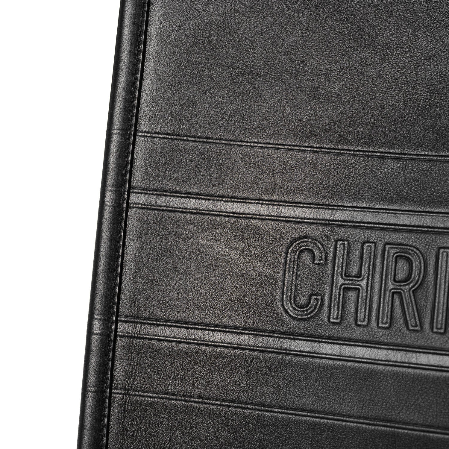 Christian Dior Calfskin Embossed Medium Book Tote Black 10 of 13