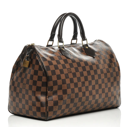 Louis Vuitton Damier Ebene Speedy 35 3 of 10