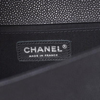 Chanel Iridescent Caviar Quilted Medium Boy Flap Black 6 of 11