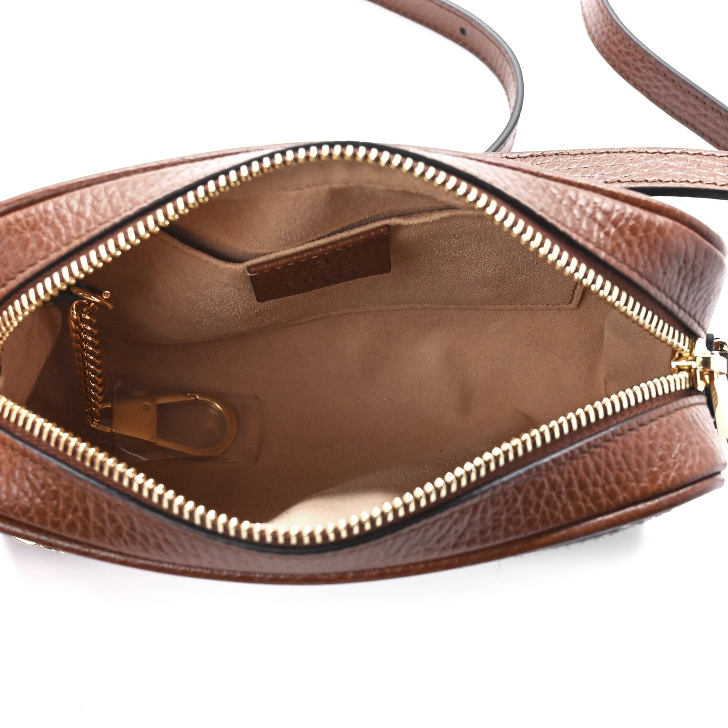 Gucci New Denim GG Monogram Dollar Calfskin Mini Ophidia Shoulder Bag Blue Tea Cuir Epilog 5 of 11