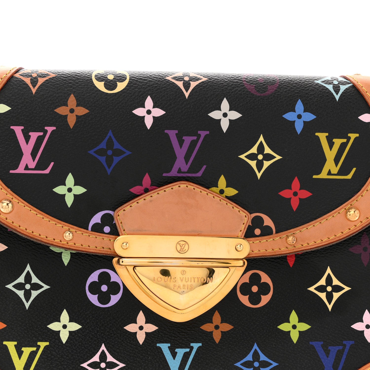 Louis Vuitton Monogram Multicolor Beverly MM Black 8 of 13