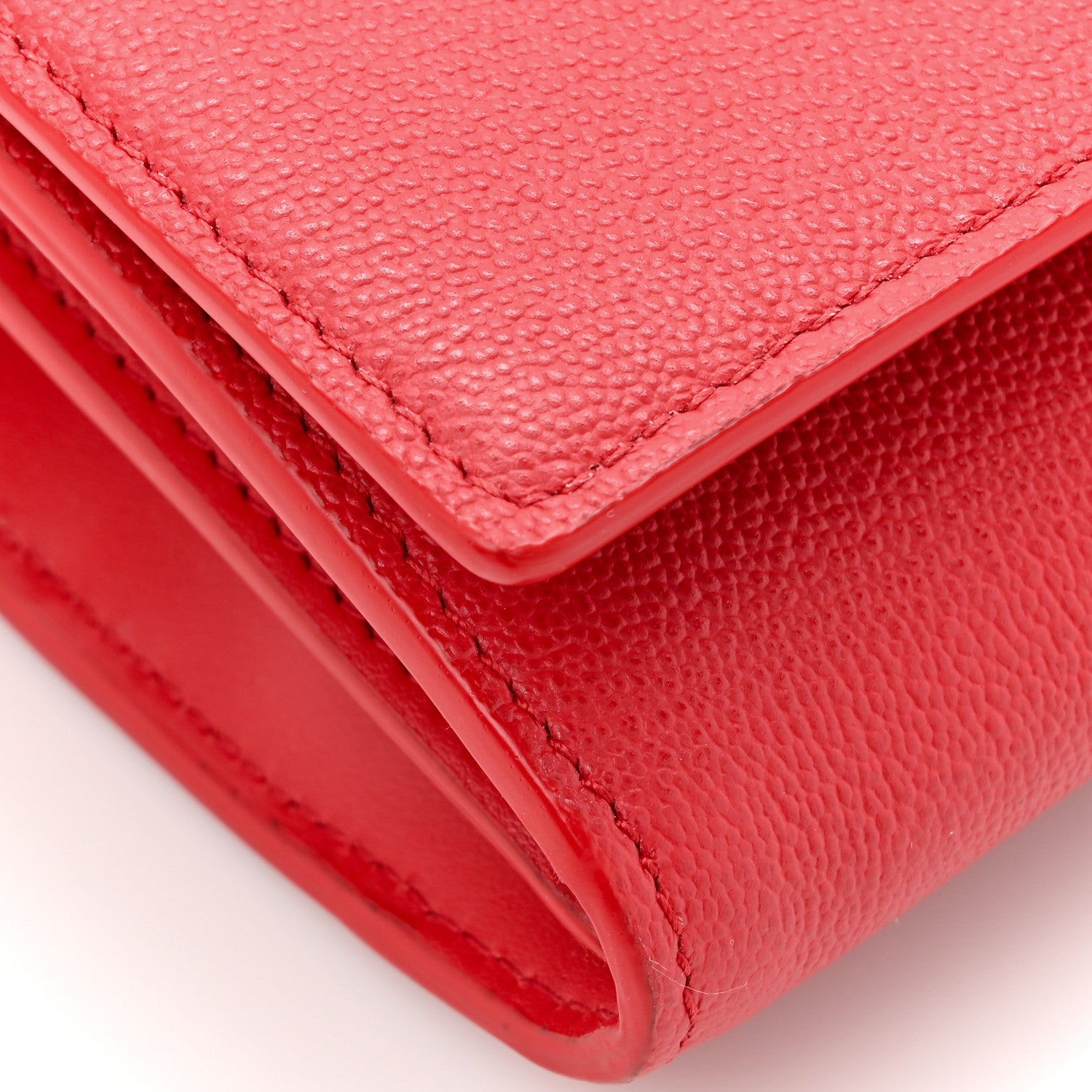 Burberry Calfskin Logo Hazelmere Wallet With Detachable Strap Red 10 of 13