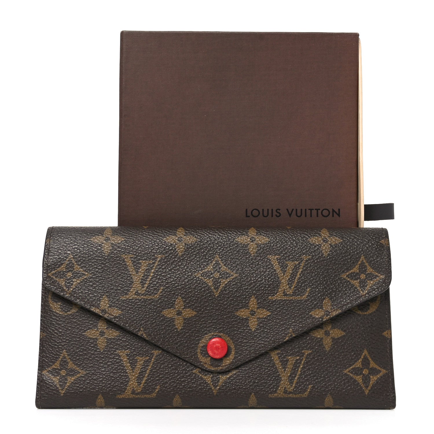 Louis Vuitton Monogram Josephine Wallet Red 8 of 8