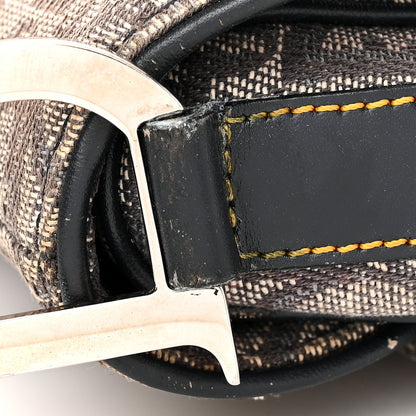 Christian Dior Monogram Saddle Bag Blue 17 of 19
