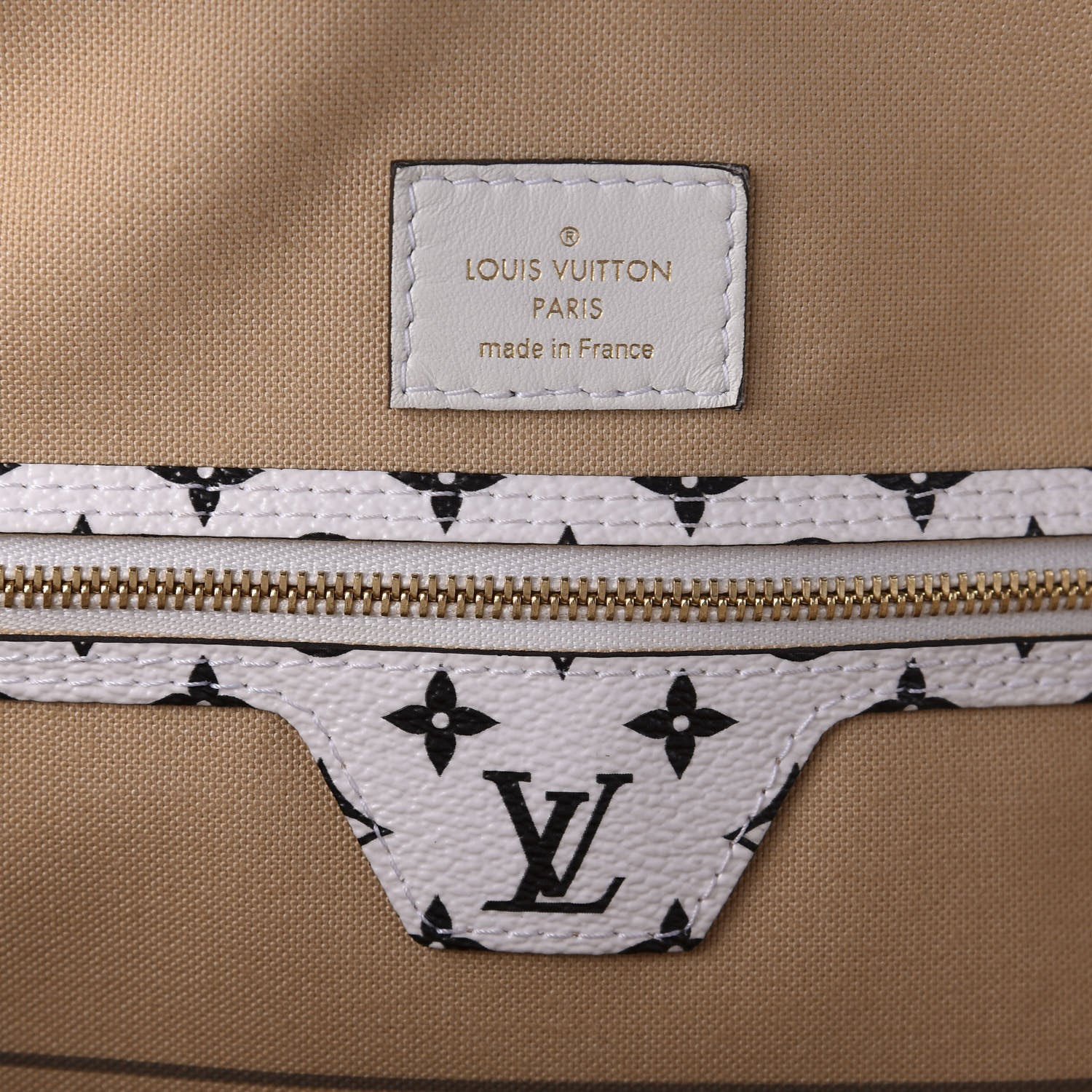 Louis Vuitton Monogram Giant Neverfull MM Kaki 9 of 10