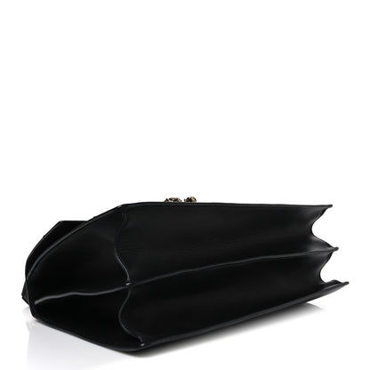 Gucci Calfskin Bamboo Web Large Dionysus Top Handle Bag Black Bright Evergreen Hibiscus Red 4 of 10