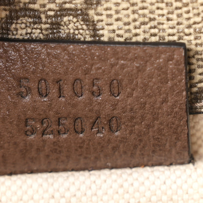 Gucci GG Supreme Monogram Web Small Neo Vintage Double Flap Messenger Bag Beige New Acero 7 of 10