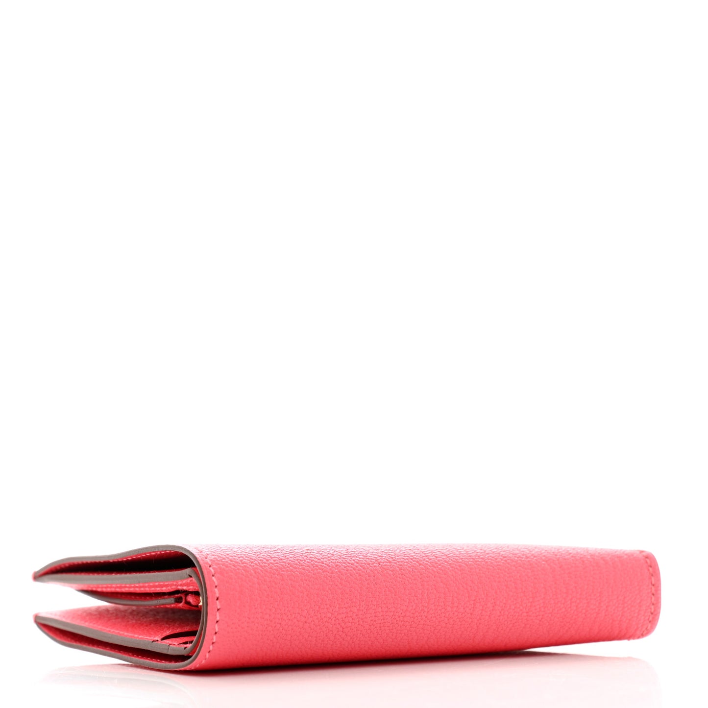 Chevre Mysore Bearn Compact Wallet Rose Lipstick