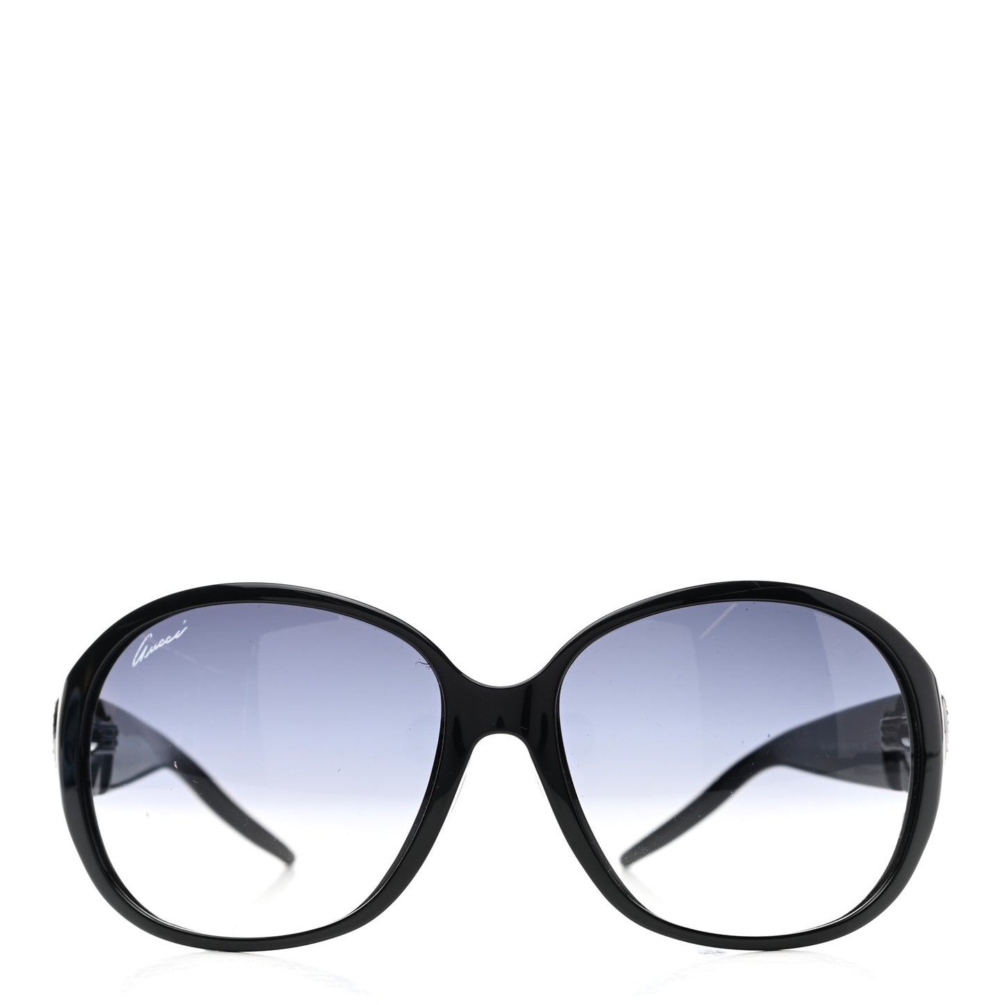 Round Frame Heart Sunglasses GG3530 Black