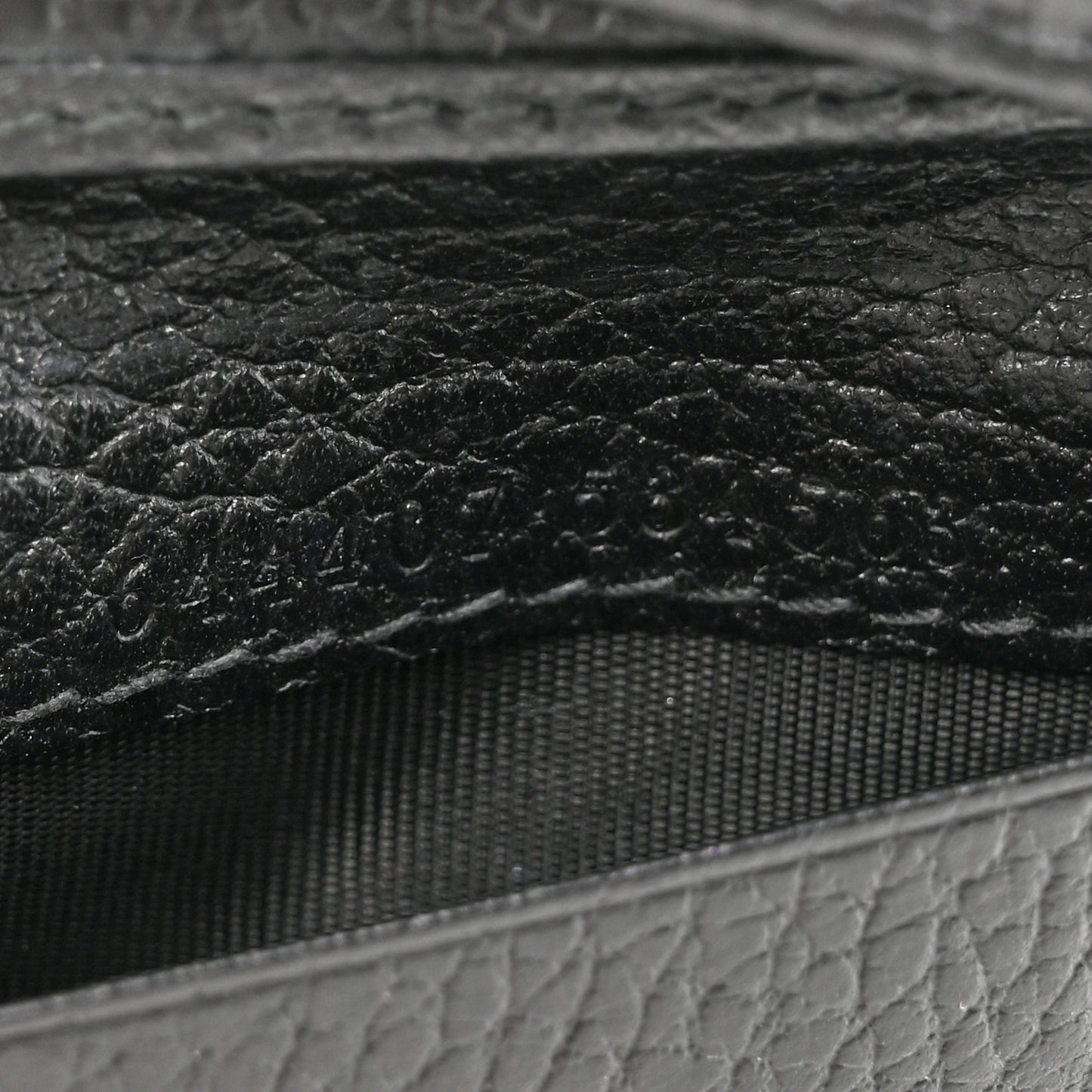 Dollar Calfskin GG Marmont Wallet Black