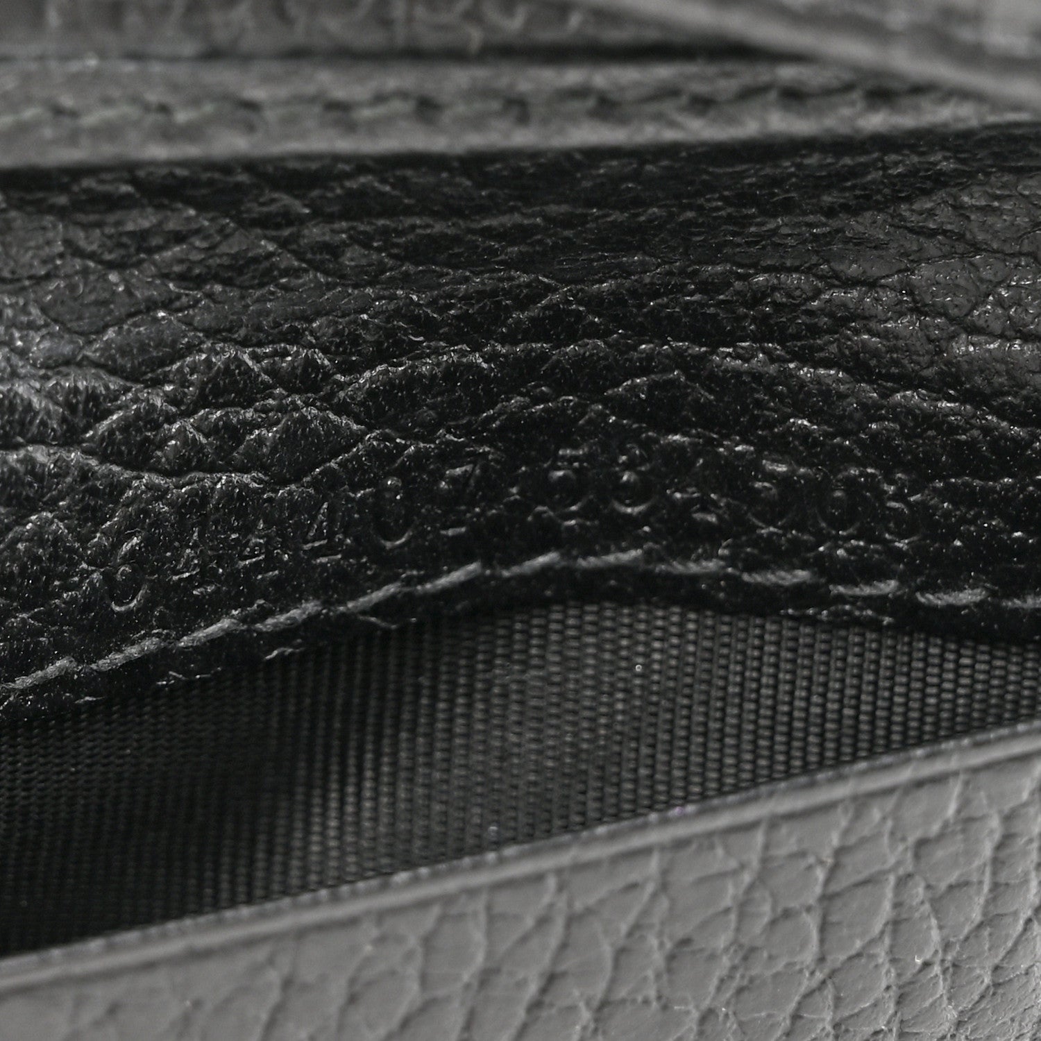 Gucci Dollar Calfskin GG Marmont Wallet Black 8 of 11