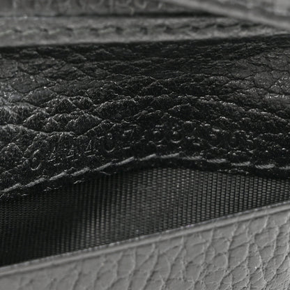 Gucci Dollar Calfskin GG Marmont Wallet Black 8 of 11