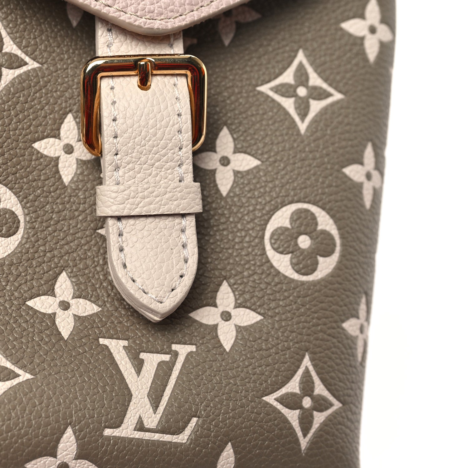 Louis Vuitton Empreinte Monogram Spring in the City Tiny Backpack Kaki Beige Cream 10 of 10