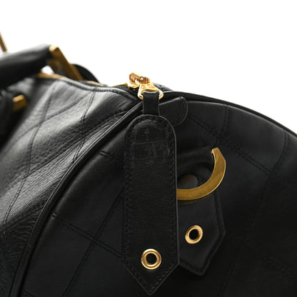 Chanel Calfskin Stitched CC Boston Black 12 of 12