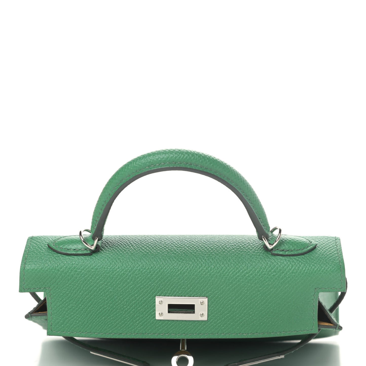 Epsom Verso Mini Kelly Sellier 20 Cactus Paille