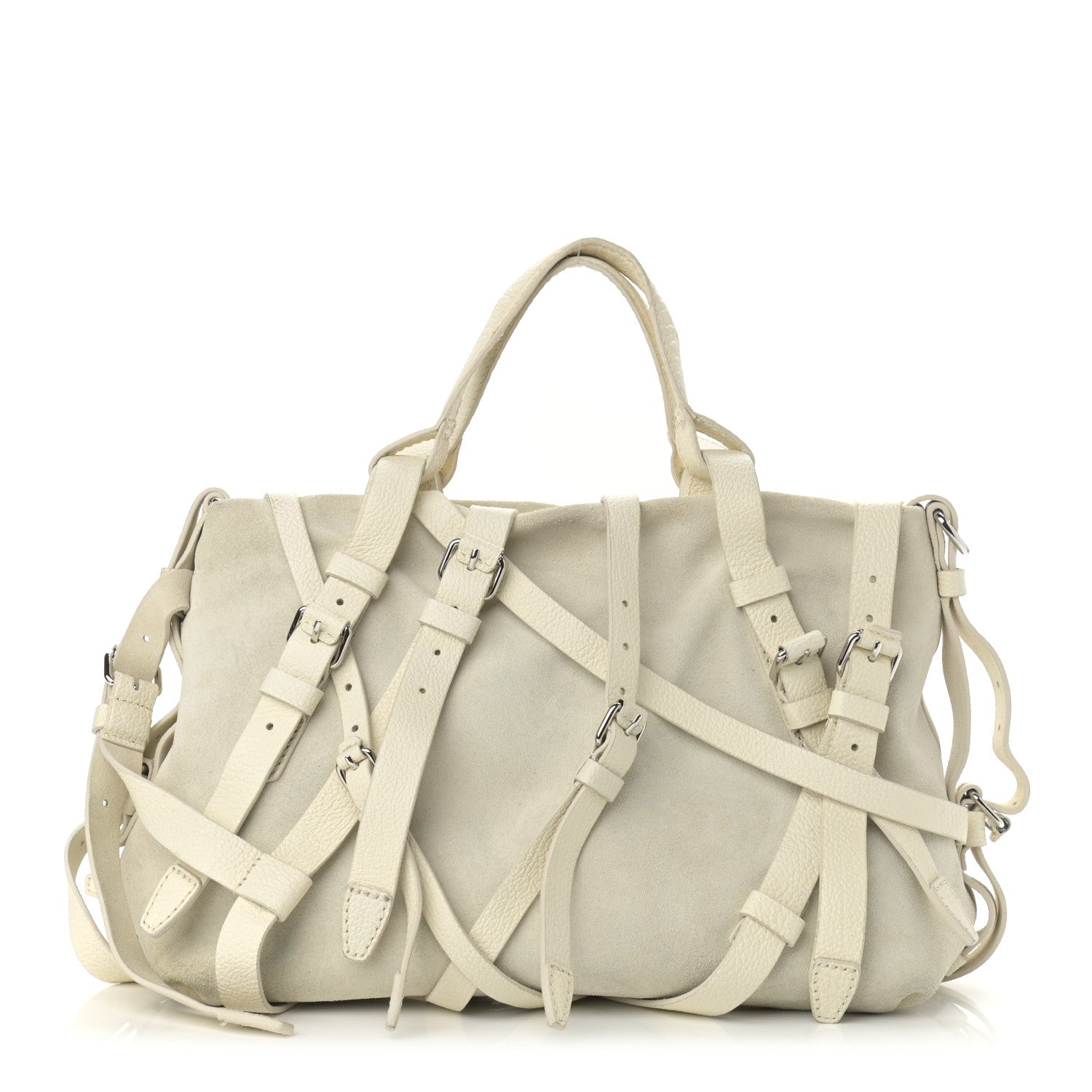 Alexander Wang Calf Suede Kirsten Multi Strap Satchel 1 of 9