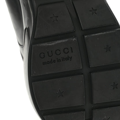 Gucci Dali Soft Calfskin Cut Out Interlocking G Mens Rhyton Sneakers 9 Black Ivoire 7 of 11