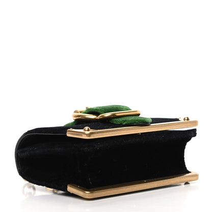 Prada Velvet City Calfskin Micro Cahier Bag Black Alloro 4 of 10