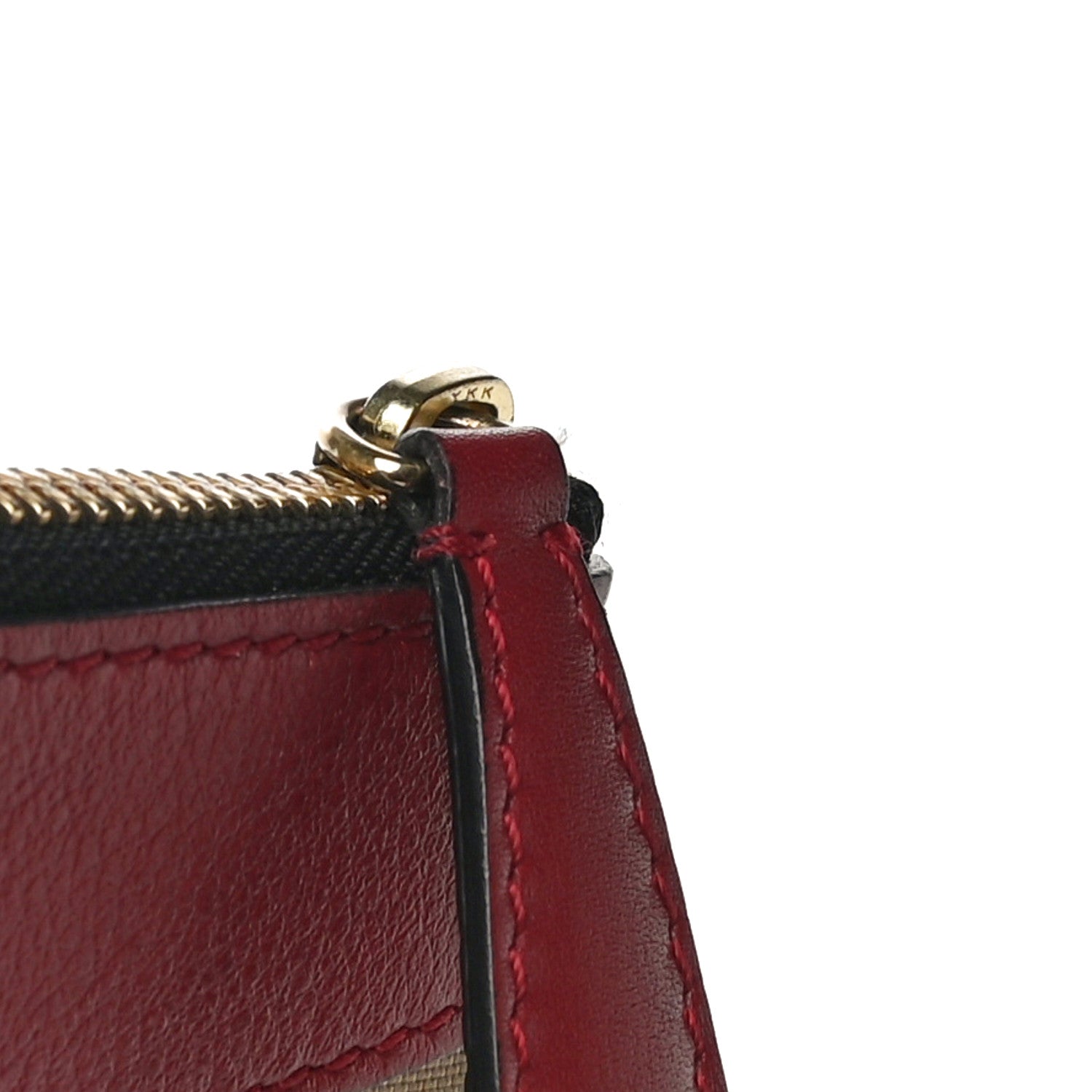 Burberry Horseferry Check Peyton Crossbody Clutch Bag Parade Red 11 of 11
