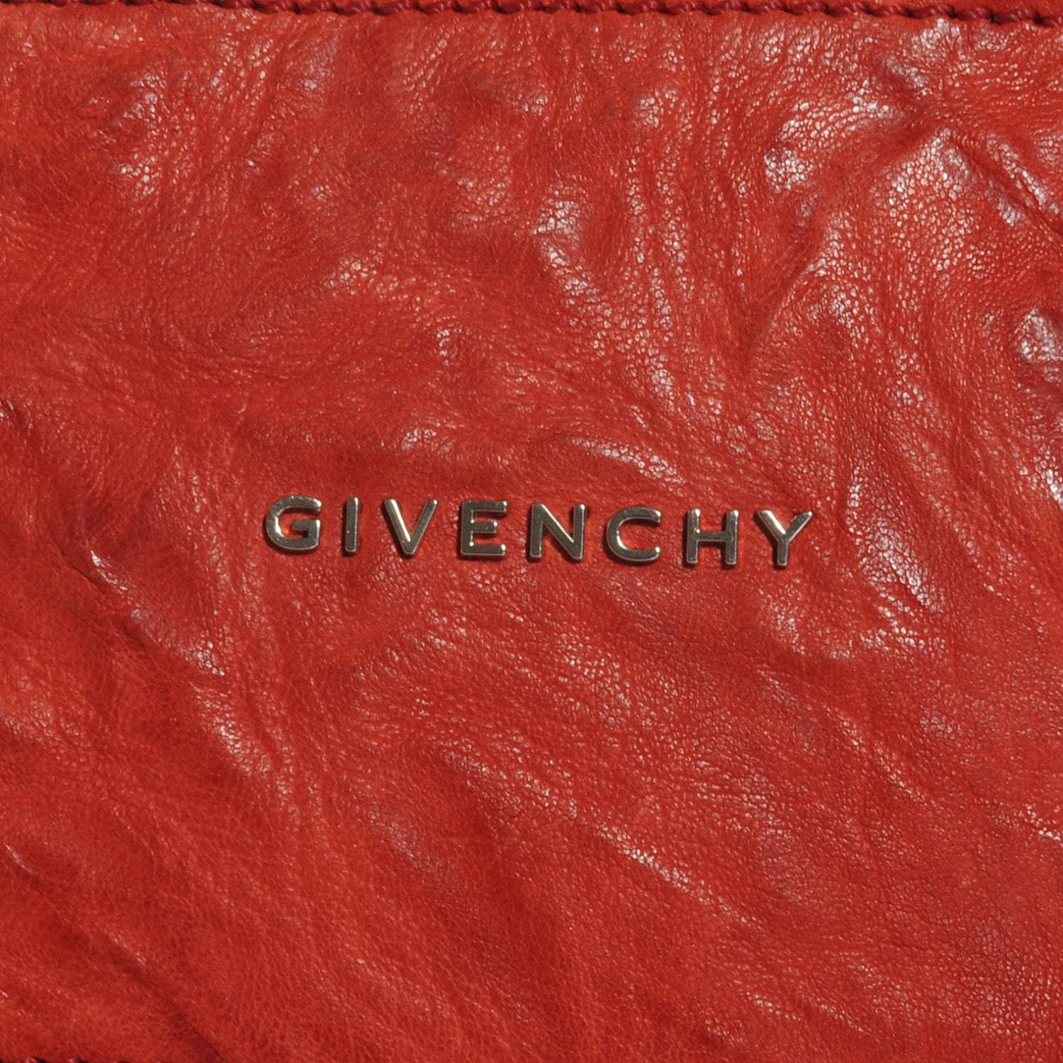 Givenchy Tumbled Sheepskin Mini Pandora Bag Red 3 of 8
