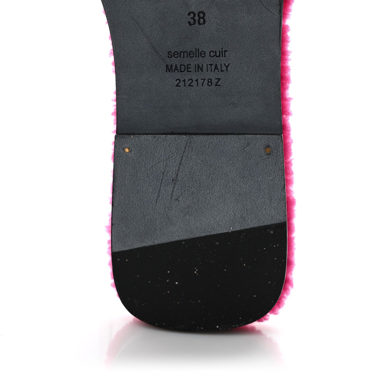 Hermes Woolskin Oran Sandals 38 Rose Fuchsia 8 of 8