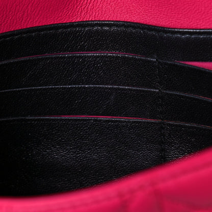 Christian Dior Lambskin Cannage Miss Dior Promenade Pouch Fuchsia 11 of 14