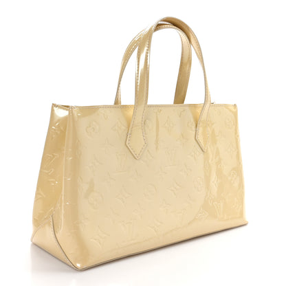 Louis Vuitton Vernis Wilshire PM Blanc Corail 3 of 9