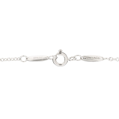 Tiffany Sterling Silver 27mm Elsa Peretti Open Heart Pendant Necklace 5 of 6