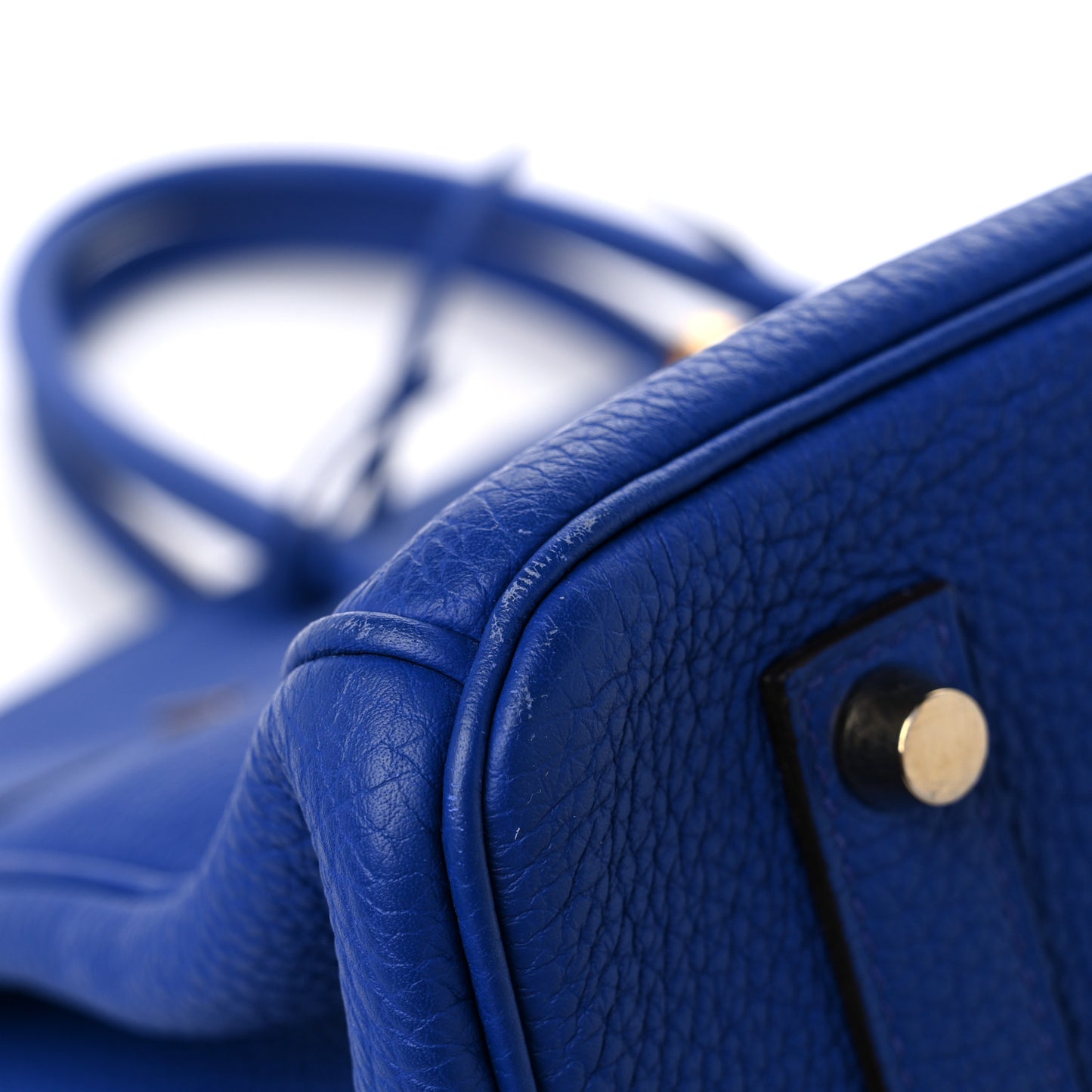 Togo Birkin 35 Bleu Electrique