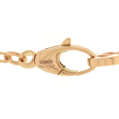 Gucci 18K Yellow Gold Running GG Station Necklace 5 of 6