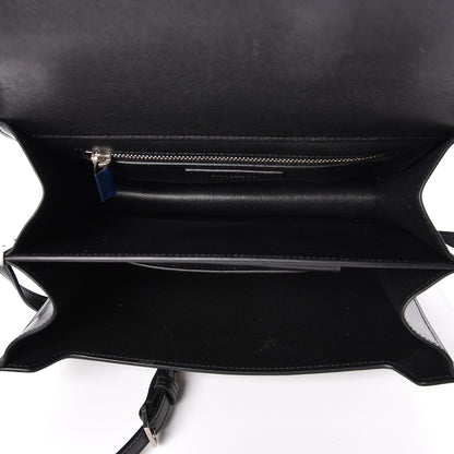 Saint Laurent Smooth Calfskin Catherine Heart Studded Satchel Black 6 of 14
