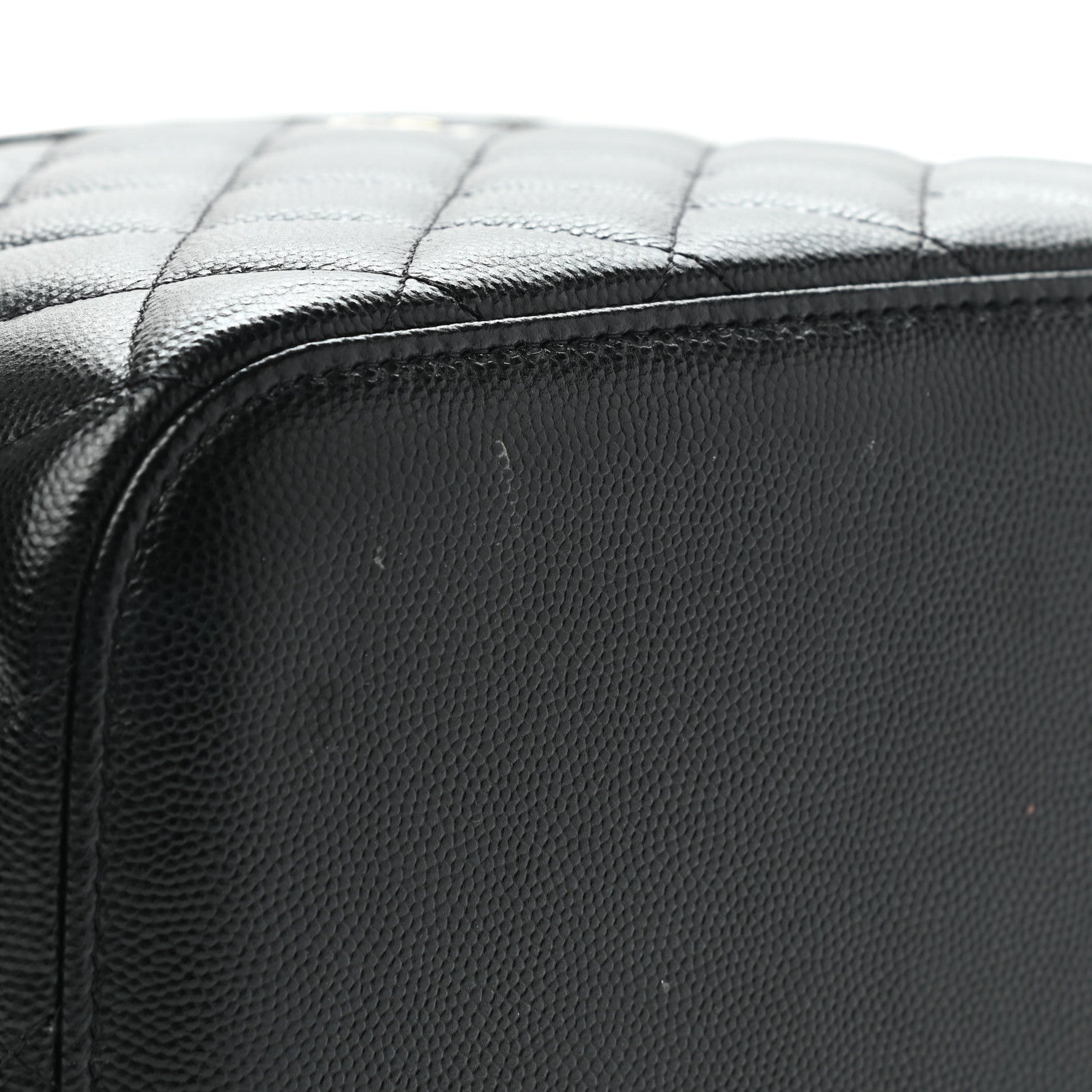 Chanel Caviar Quilted Large Vanity Pouch Black 9 of 10