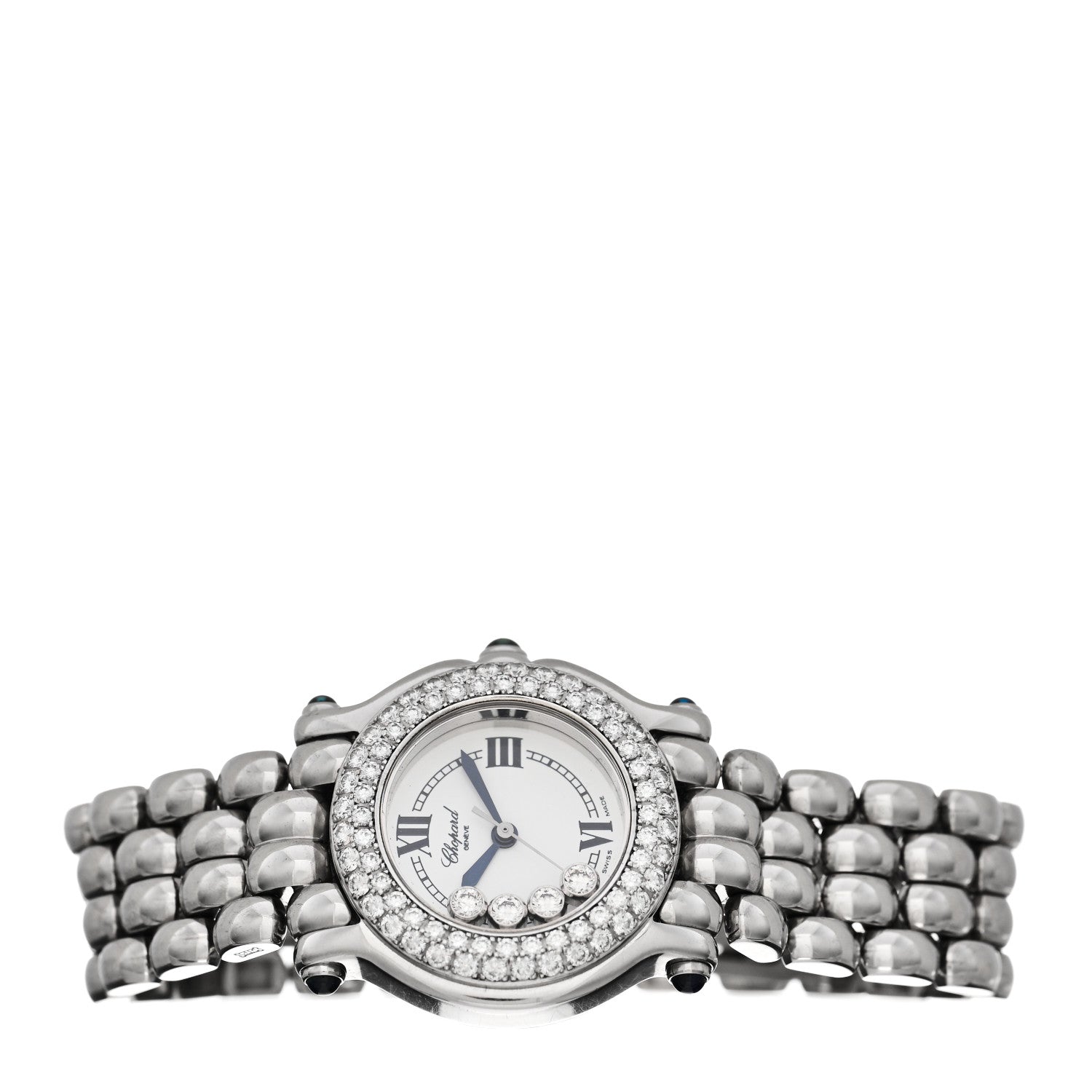 Chopard Stainless Steel Diamond Bezel 26mm Happy Sport Quartz Watch 2 of 4