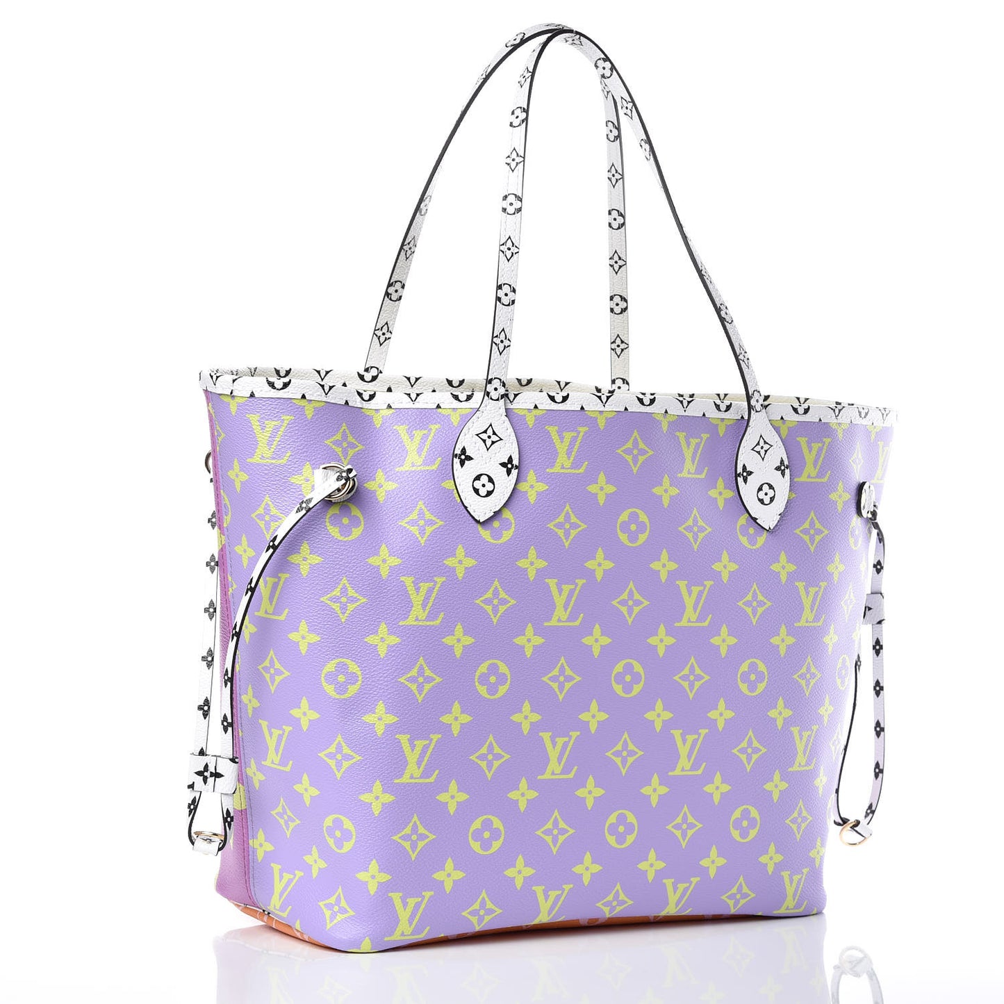 Monogram Giant Neverfull MM Pink Lilac
