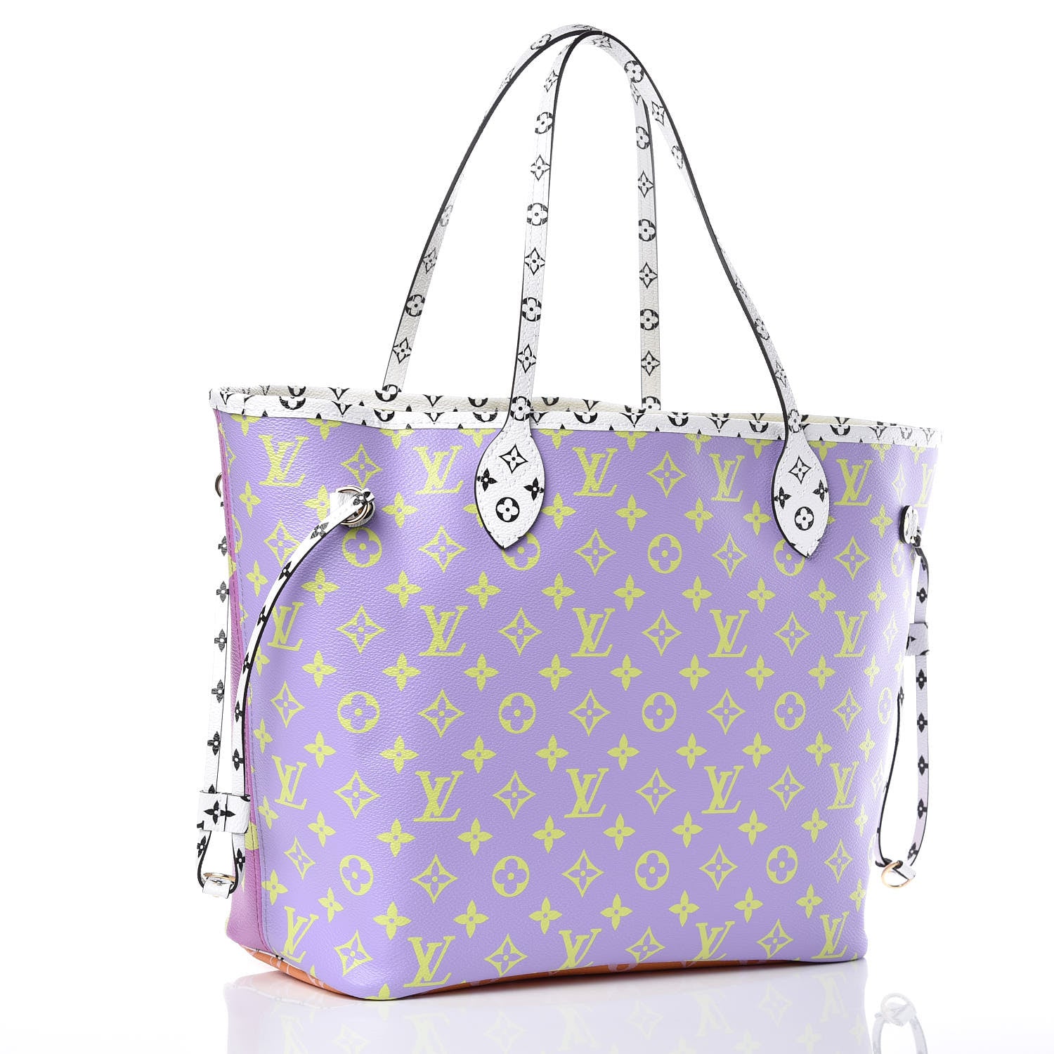 Louis Vuitton Monogram Giant Neverfull MM Pink Lilac 3 of 10