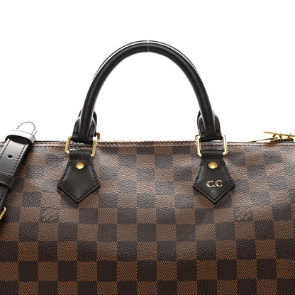 Louis Vuitton Damier Ebene Speedy Bandouliere 30 7 of 10