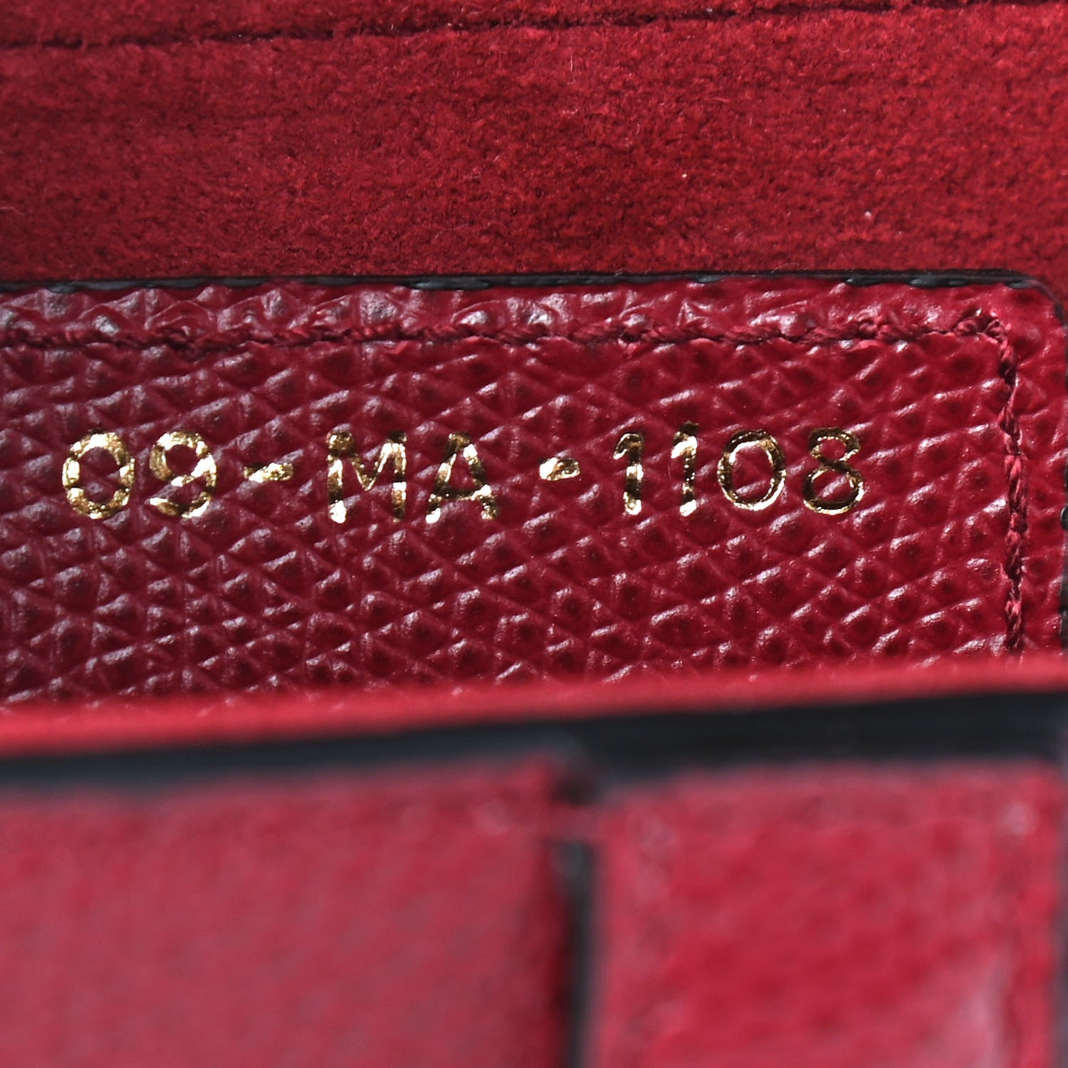 Christian Dior Calfskin Saddle Bag Scarlet 9 of 9